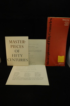 1970’s Masterpieces Of Fifty Centuries Metropolitan Museum Of Art Exhibit Papers - £19.76 GBP