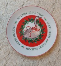 1985 Vintage Christmas Goose Plate Vintage George Good Salad Plate - $18.69