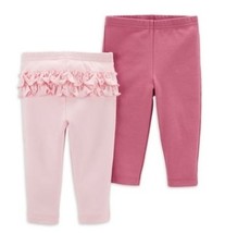 INFANT GIRL&#39;S CHILD OF MINE 2 PACK PANTS - $9.99