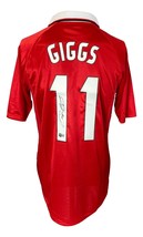 Ryan Giggs Unterzeichnet Manchester United Umbro Fußball Trikot Bas - £250.00 GBP