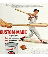Havoline Motor Oil Texaco Ted Williams 1951 Advertisement Louisville Bat... - $552.13 MXN