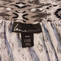 Lane Bryant Elastic Waist Ladies Women's Black & Gray Skirt Size 18/20 image 3