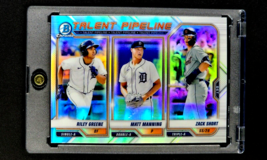 2021 Bowman Chrome Talent Pipeline #TP-DET Riley Greene Matt Manning Zack Short - £1.97 GBP