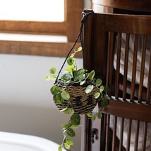 Hastings Cottagecore Natural Seagrass Hanging Basket - £11.00 GBP