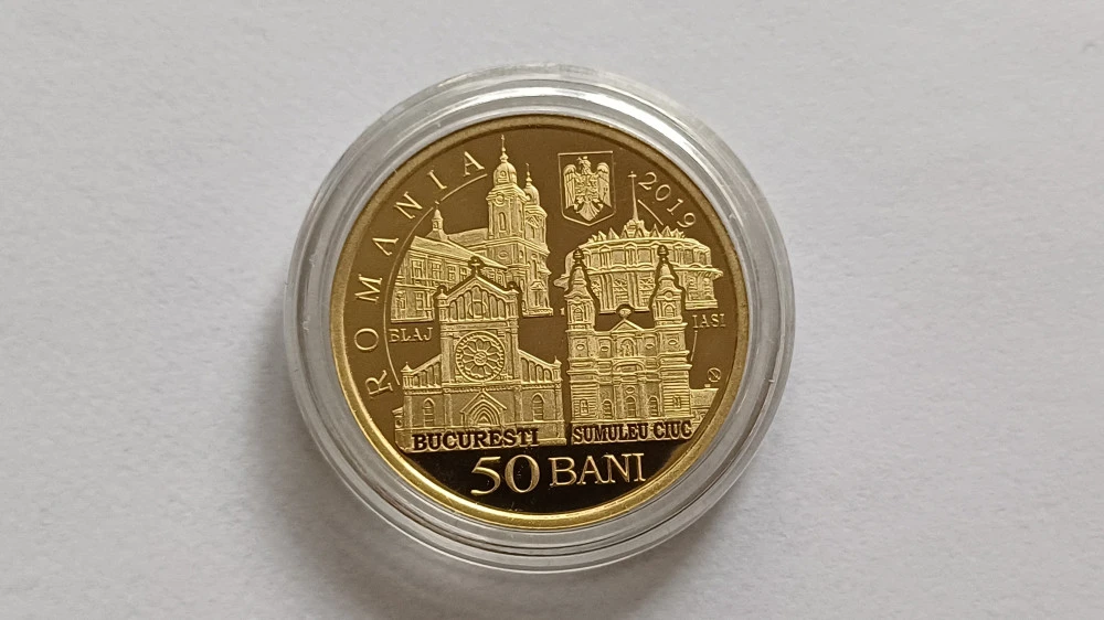 50 Bani 2019 PROOF - €19,97 EUR