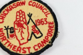 Vintage 1963 Chickasaw Northeast Camporee Boy Scouts America BSA Camp Patch - £9.09 GBP