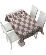Cool Brown Chess Tablecloth - $51.98 CAD+