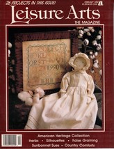 Leisure Arts Cross Stitch Magazine February 1990 26 Projects Country Comforts - £11.64 GBP