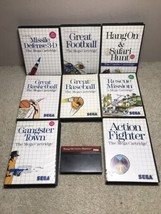 Sega Master System Lot of 9 Games - Some CIB - Action Fighter, Rescue Mi... - £55.29 GBP