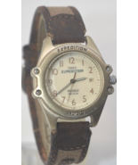 Vtg Timex Expedition Watch Women Gold Tone Date Indiglo New Battery GUAR... - $15.79