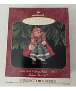 Hallmark 1991 Little Red Riding Hood Keepsake Ornament 6155 Madame Alexa... - £5.35 GBP
