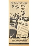 WWII-1944 Vintage Print Ad-PENNZOIL-Farm Oils and Lubricants-Powers Atta... - $14.96 CAD