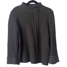 Habitat Clothes To Live In Sweater Knit Lagenlook Mock Neck Pullover Siz... - $27.92