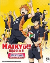 Haikyuu!! [Haikyu!!] Season 1-4 + 4 Movie + OVA DVD [Dual Audio] [Anime] - £55.81 GBP
