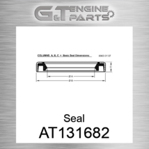 AT131682 SEAL fits JOHN DEERE (NEW AFTERMARKET) - £130.05 GBP