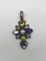 Vintage Sterling Silver 925 Gemstone Pendant - £23.75 GBP