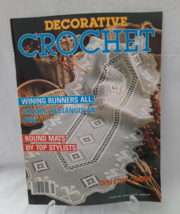 Decorative Crochet Magazine January 1991 Patterns Issue 19 ~ Doilies Tab... - $12.82