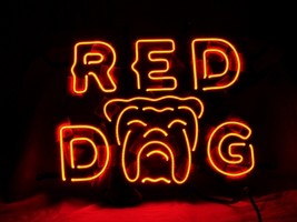 Red Dog Miller Beer Bar Neon Light Sign 16&quot; x 14&quot; - £398.87 GBP