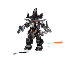 Techniica Shark Black Mechanical Warrior Robot Meecha Building Blocks 77... - £43.20 GBP