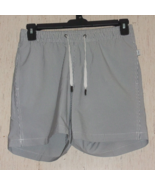 EXCELLENT MENS onia GRAY &amp; WHITE PINSTRIPE SWIM TRUNKS  SIZE S - €24,32 EUR