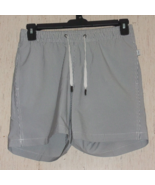 EXCELLENT MENS onia GRAY &amp; WHITE PINSTRIPE SWIM TRUNKS  SIZE S - £22.03 GBP