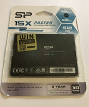  Silicon Power 512GB SSD 3D NAND A55 SLC Cache Performance Boost  SATA I... - $54.95