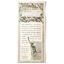 Scott&#39;s Emulsion Mercury God 1897 Advertisement Victorian Medical ADBN1A8 - $369.57 MXN