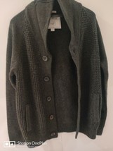 F&amp;F Men&#39;s Knit Wear Cardigan Size UK M Twisted Yarn Green Colour P2P 18&quot;... - £14.33 GBP