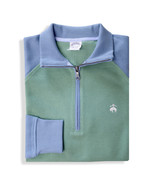 Brooks Brothers Mens Green Blue Two Tone Cotton 1/2 Zip Sweater, 2XL XXL... - $1,491.91 MXN