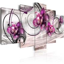 Tiptophomedecor Stretched Canvas Floral Art - Pearl Flight - Stretched &amp; Framed  - £70.81 GBP+