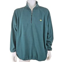 Masters Collection 1/4 Zip Jacket Mens XXL Green Fleece Golf Performnce Pullover - $95.98