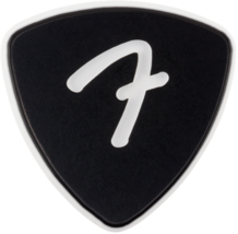 Fender F-Grip Guitar Picks 346 Shape Black 3 PACK Genuine 3-Ply Celluloi... - $8.95