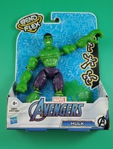 Hasbro Marvel Avengers Bend and Flex Hulk 6-Inch Flexible Action Figure NIP - £8.55 GBP