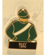 RILEY - 1890 Kentucky Derby Winner Jockey Silks Pin - $20.00