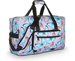 Weekender Carry on Bag Travel Duffle Medium Overnight for Women(Butterfly) - $36.90