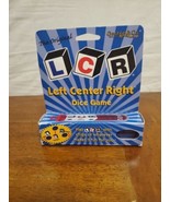 LCR Game Original Left, Center Or Right Dice Game George &amp; Company Red C... - $161.75 MXN