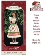 Mexican Barbie Hallmark Keepsake Ornament 06356 NIB Vintage 1998 - £11.75 GBP