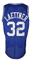 Christian Laettner Duque Firmado Azul El Tiro Camiseta de Baloncesto JSA ITP - £91.43 GBP