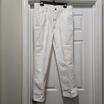 Vintage 80s Maverick White Jeans Men&#39;s 36/M Actual 34 X 28.5 - $684.46 MXN