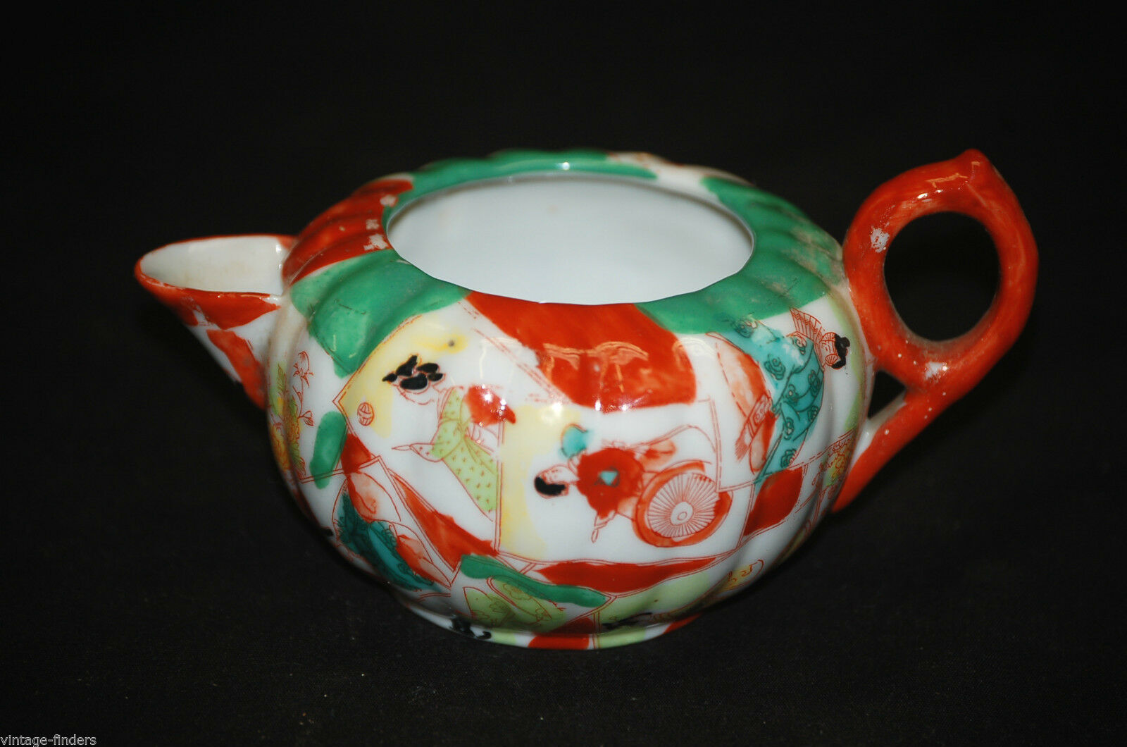 Old Vintage Creamer w Geisha Girls Design Decorative Art &amp; Hand Painted ... - $9.89