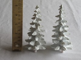 Trendmasters Christmas Magic Winter Wonderland Parts: Lot of 2 Large Tre... - $9.49