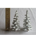 Trendmasters Christmas Magic Winter Wonderland Parts: Lot of 2 Large Tre... - €8,55 EUR