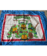 Vintage 1990 Teenage Mutant Ninja Turtles Pillow Case Sham TMNT - £15.89 GBP