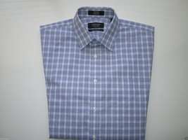 Nordstrom Mens Shop NON-IRON Plaids Traditional Dress Shirt 15.5 | 34 UPC24 - £23.22 GBP