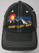 Colorado Mountains Silver Cliff Ranch Baseball Cap Hat VTG State Resort Black - £11.44 GBP