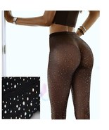 Collant Sexy calze da donna Collant con strass Femme Lenceria diamante - £7.88 GBP+