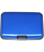 2 Aluminum Hard Case for Men &amp; Women Credit Cards Wallet Colors Black &amp; ... - $202.59 MXN