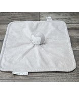 EUC Blankets &amp; And Beyond Monkey Baby Security Blanket Plush White GreyT... - €14,36 EUR