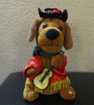 Gemmy Christmas Cowdog With Guitar Singing Deck The Halls - £19.49 GBP