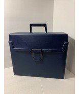 File Keeper Case Blue Plastic with Handle - £8.49 GBP